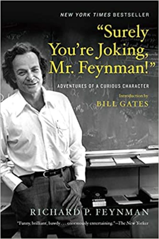 Book cover for ""Surely You're Joking, Mr. Feynman!"" by Richard P. Feynman