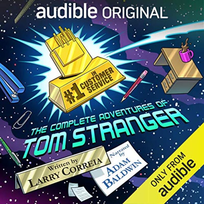 Book cover for "#1 in Customer Service The Complete Adventures of Tom Stranger" by Larry Correia