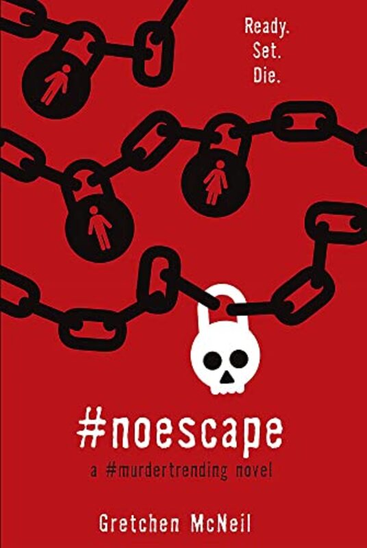 Book cover for "#NoEscape" by Gretchen McNeil