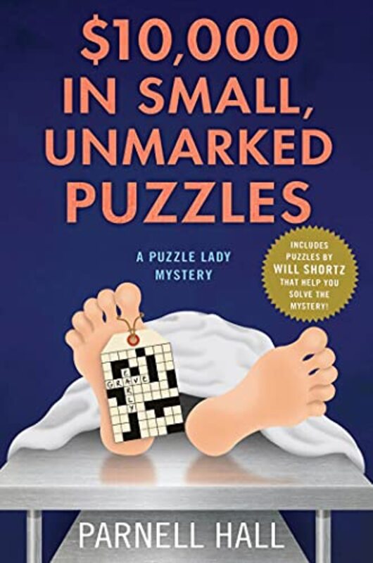 Book cover for "$10,000 in Small, Unmarked Puzzles" by Parnell Hall