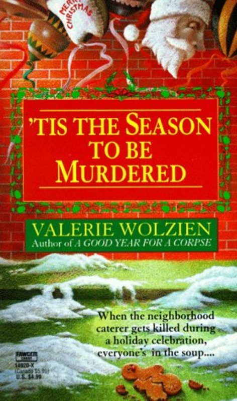 Book cover for "'Tis the Season to Be Murdered" by Valerie Wolzien