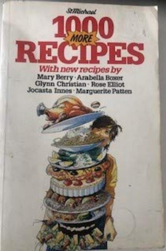 Book cover for "1000 Recipes" by Mary Berry