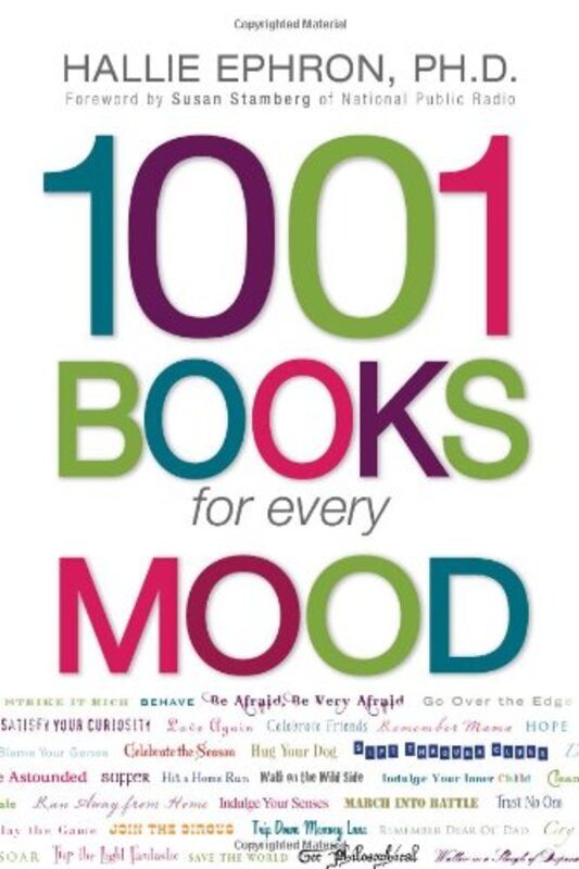 Book cover for "1001 Books for Every Mood" by Hallie Ephron