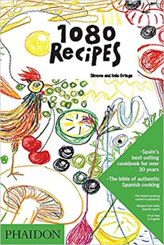 Book cover for "1080 Recipes" by Simone Ortega