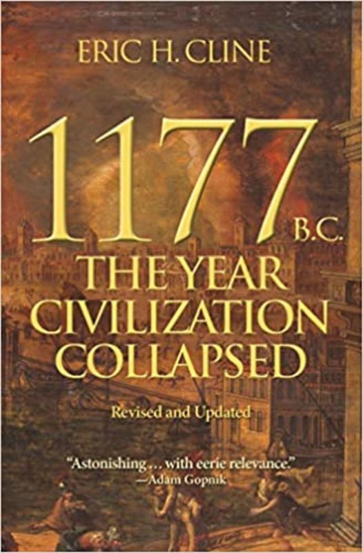 Book cover for "1177 B.C." by Eric H. Cline