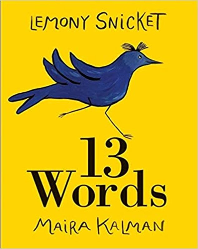 Book cover for "13 Words" by Daniel Handler