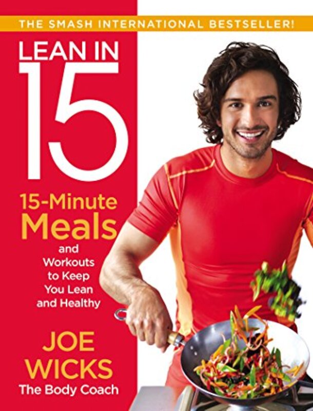 Book cover for "Lean in 15: 15-Minute Meals and Workouts" by Joe Wicks