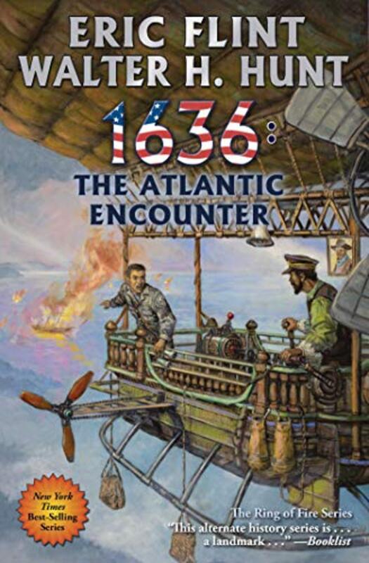 Book cover for "1636: The Atlantic Encounter" by Eric Flint