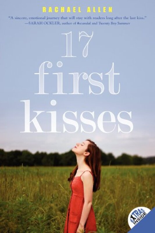 Book cover for "17 First Kisses" by Rachael Allen