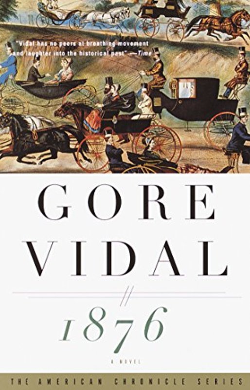 Book cover for "1876" by Gore Vidal