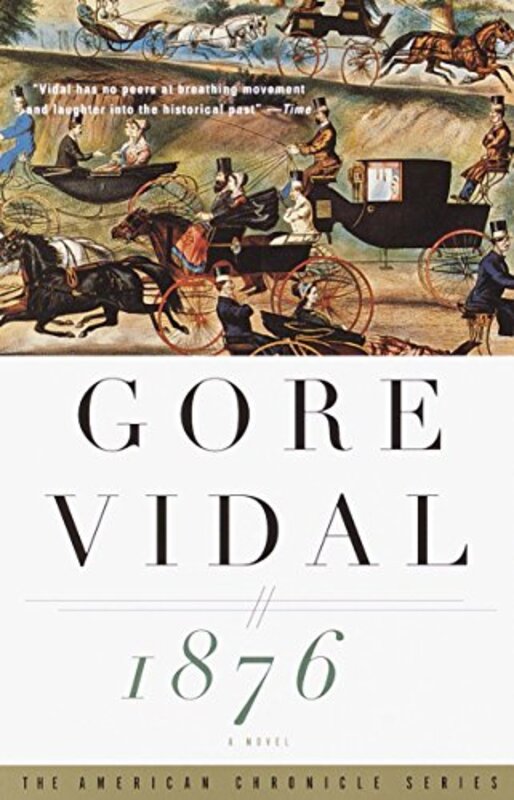 Book cover for "1876" by Gore Vidal