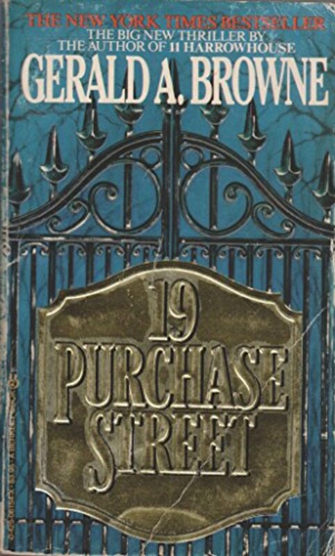 Book cover for "19 Purchase Street" by Gerald A Browne