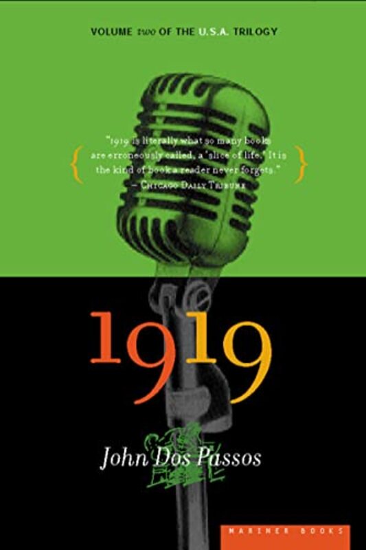 Book cover for "1919" by John Dos Passos
