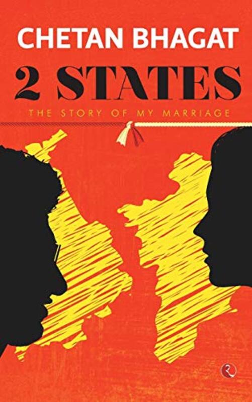 Book cover for "2 States" by Chetan Bhagat