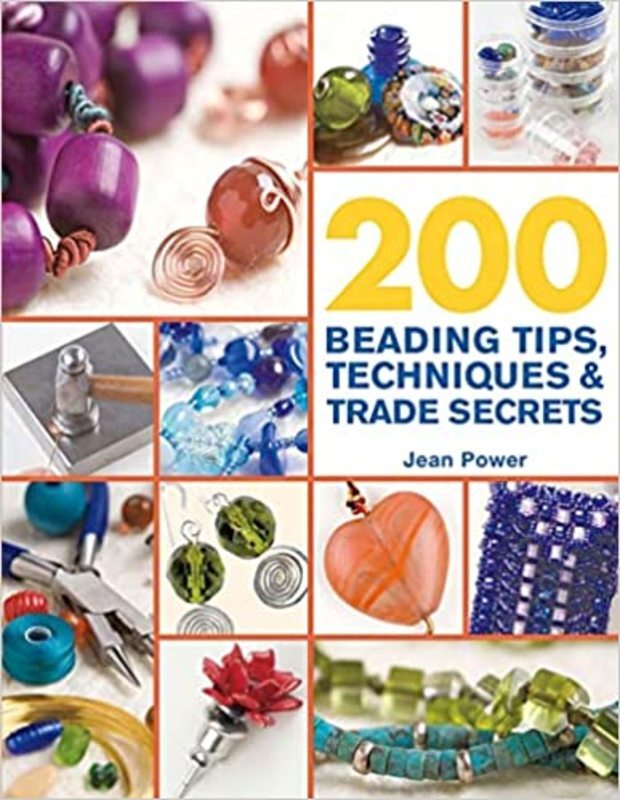 Book cover for "200 Beading Tips, Techniques & Trade Secrets" by Jean Power