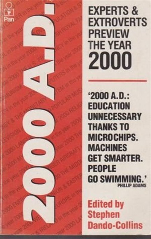 Book cover for "2000 A.D." by Stephen Dando Collins