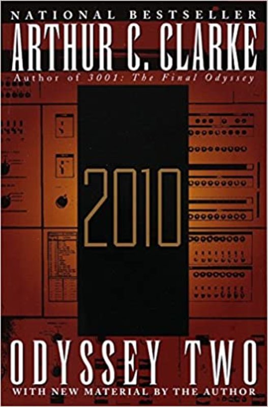 Book cover for "2010: Odyssey Two" by Arthur C. Clarke