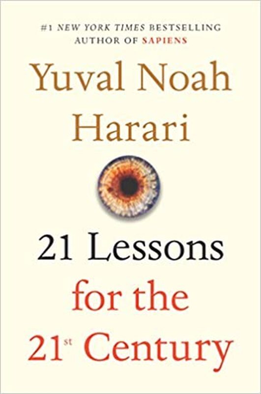 Book cover for "21 Lessons for the 21st Century"