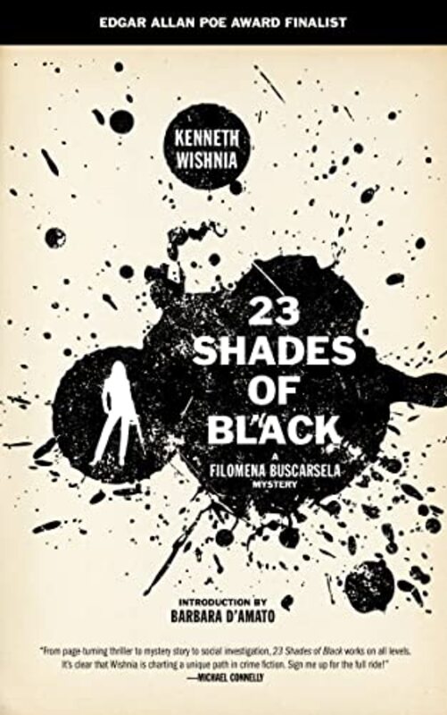 Book cover for "23 Shades of Black" by Kenneth Wishnia