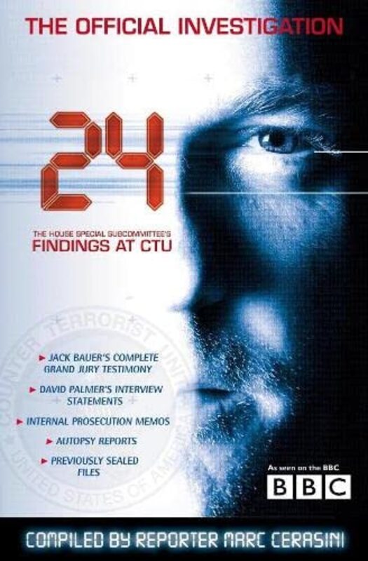 Book cover for "24" by Marc Cerasini