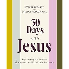 Book cover for "30 Days with Jesus" by Lysa TerKeurst