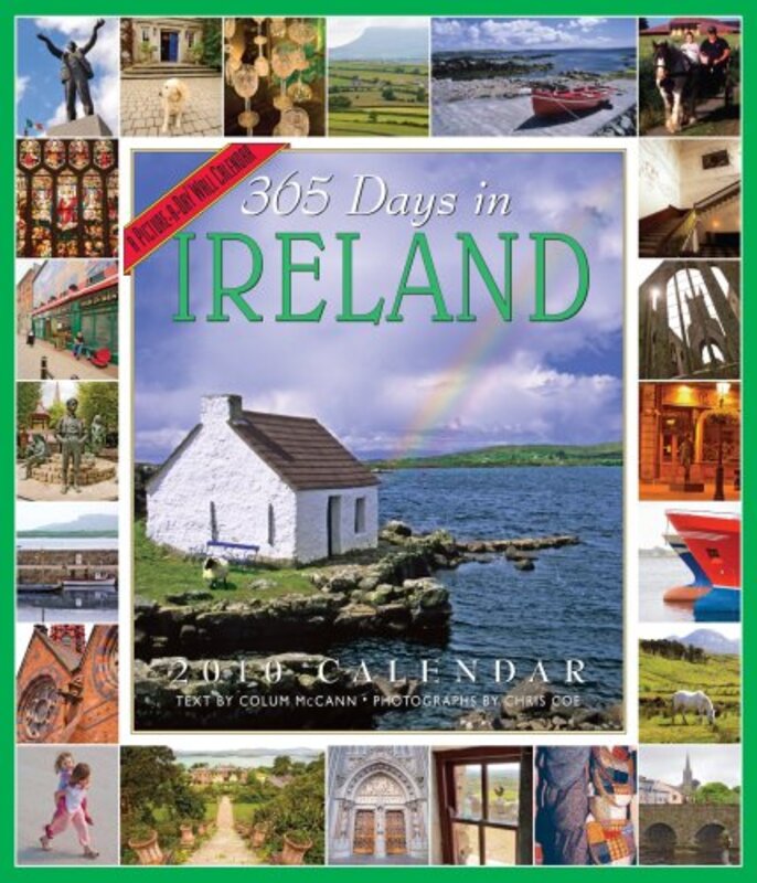 Book cover for "365 Days in Ireland Calendar 2010" by Colum McCann