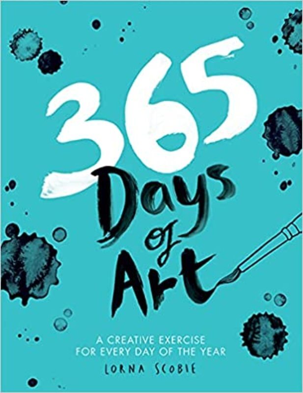 Book cover for "365 Days of Art" by Lorna Scobie