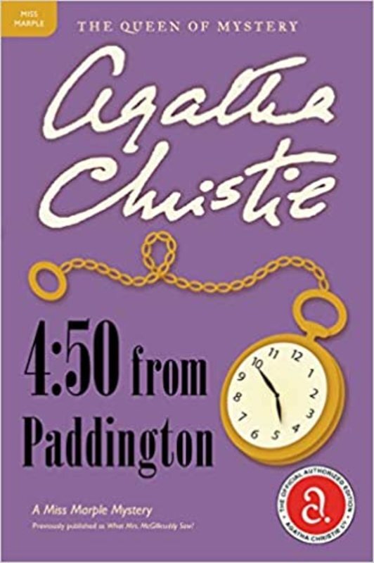 Book cover for "4:50 From Paddington" by Agatha Christie