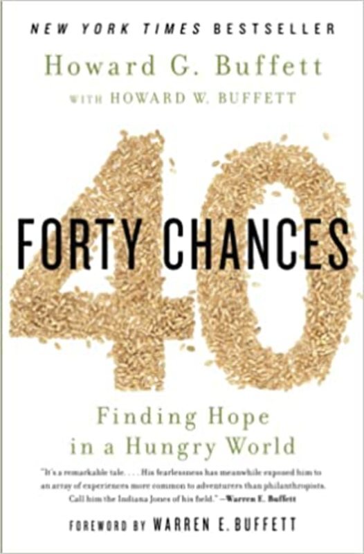 Book cover for "40 Chances" by Howard G Buffett