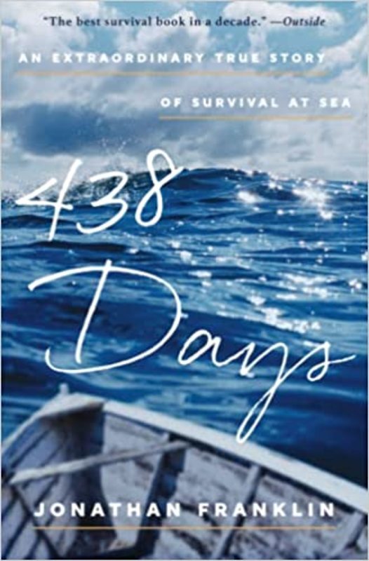 Book cover for "438 Days" by Jonathan Franklin