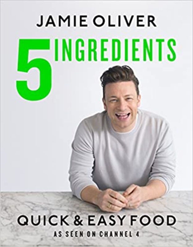 Book cover for "5 Ingredients - Quick Easy Food" by Jamie Oliver
