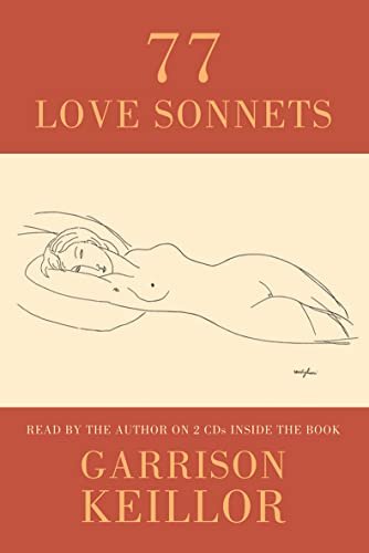 Book cover for "77 Love Sonnets" by Garrison Keillor