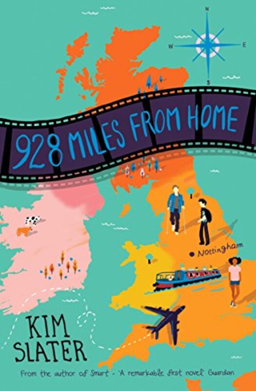 Book cover for "928 Miles from Home" by Kim Slater