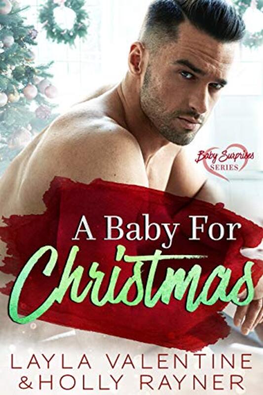 Book cover for "A Baby For Christmas" by Holly Rayner