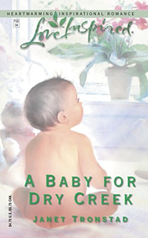 Book cover for "A Baby for Dry Creek" by Janet Tronstad