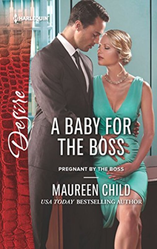 Book cover for "A Baby for the Boss" by Maureen Child