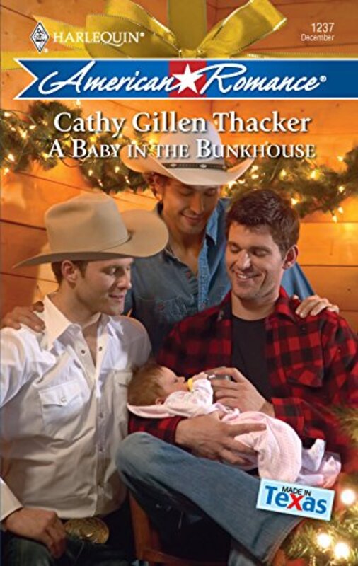 Book cover for "A Baby in the Bunkhouse" by Cathy Gillen Thacker