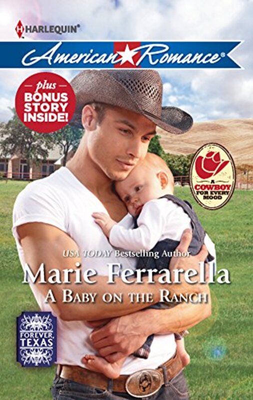 Book cover for "A Baby on the Ranch" by Marie Ferrarella