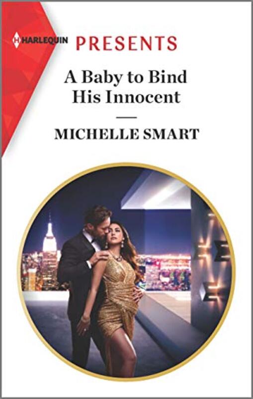 Book cover for "A Baby to Bind His Innocent" by Michelle Smart