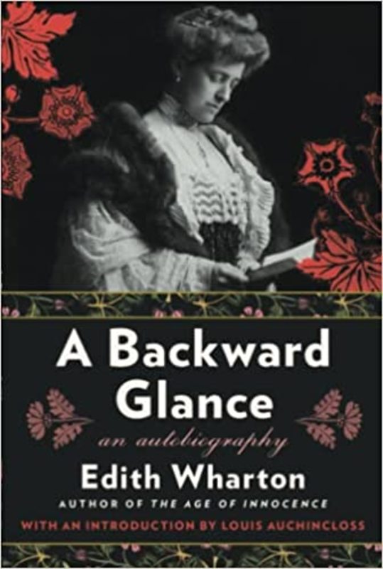 Book cover for "A Backward Glance" by Edith Wharton