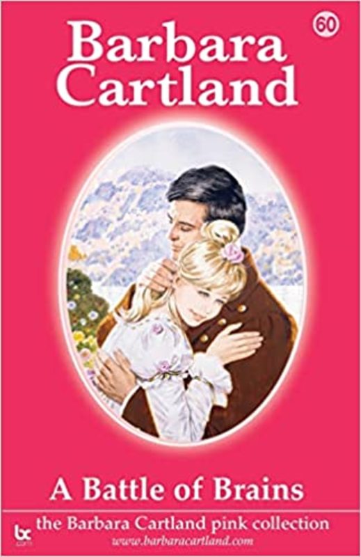 Book cover for "A Battle of Brains" by Barbara Cartland