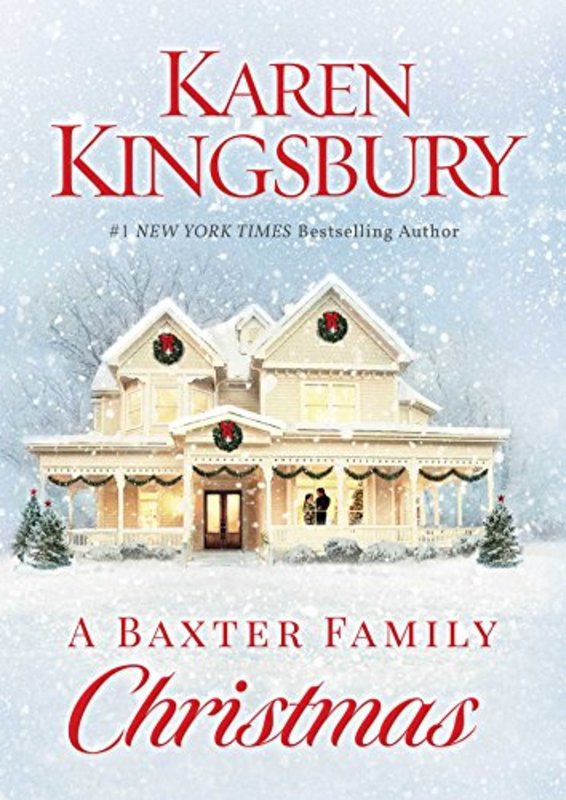 Book cover for "A Baxter Family Christmas" by Karen Kingsbury
