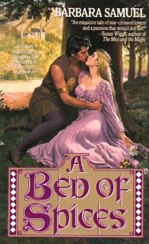 Book cover for "A Bed of Spices" by Barbara Samuel