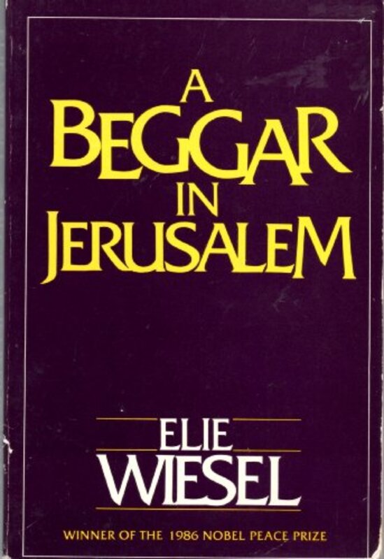 Book cover for "A Beggar in Jerusalem" by Elie Wiesel