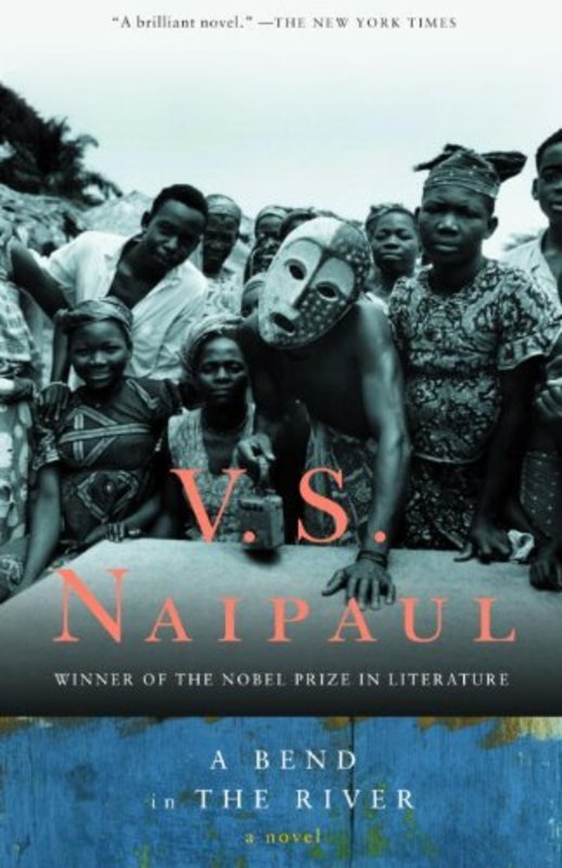 Book cover for "A Bend in the River" by V. S. Naipaul
