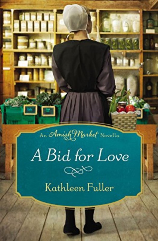 Book cover for "A Bid for Love" by Kathleen Fuller
