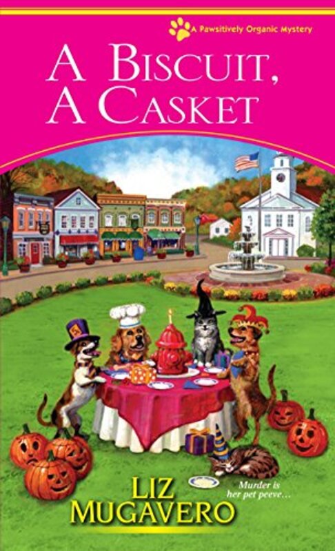 Book cover for "A Biscuit, a Casket" by Liz Mugavero