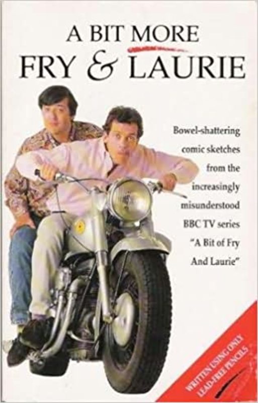 Book cover for "A Bit More Fry & Laurie"
