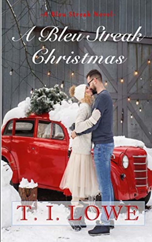 Book cover for "A Bleu Streak Christmas" by TI Lowe