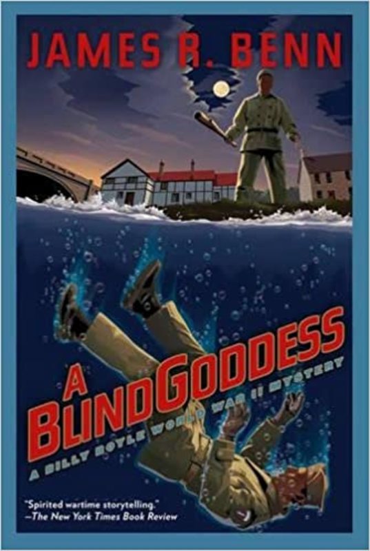 Book cover for "A Blind Goddess" by James R. Benn